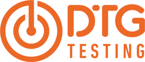 DTG Testing Logo - Orange with Icon - New