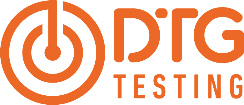 DTG Testing Logo - Orange with Icon - New